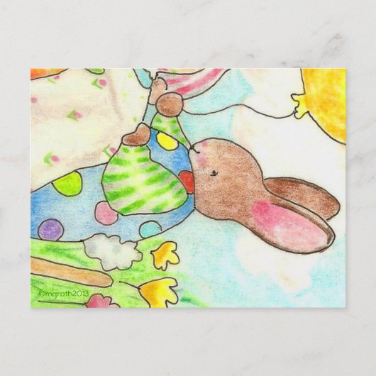 Carte postale Party Bunny (Devant)