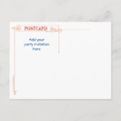 Carte postale Party Time Bears (Dos)