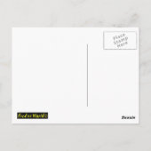 Carte postale "Party Time" en caoutchouc (Dos)