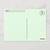 Carte Postale Paruline orangée de passage (Dos)