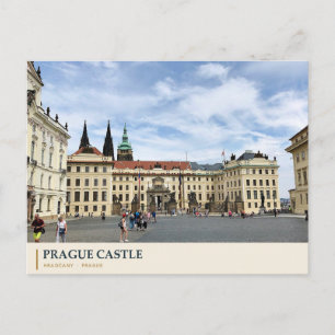 Carte Postale Parvis du château de Prague et flèches de la cathé