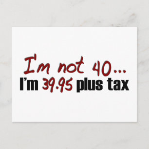 Carte Postale Pas 40 39,95 $ Plus Taxe
