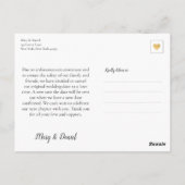 Carte Postale Pas 6 Pieds À L'Extérieur Mariage Postponement Typ (Dos)