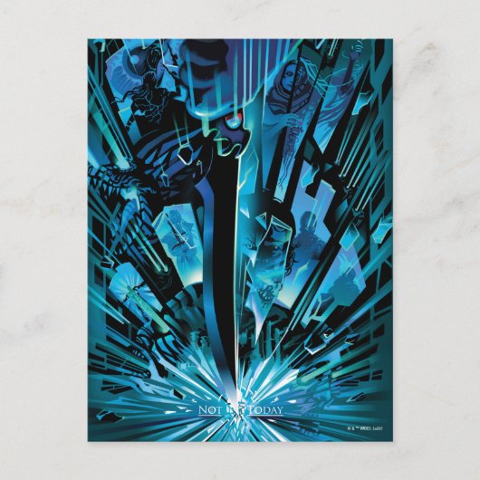 Carte Postale Pas aujourd'hui (Devant)