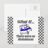 Carte Postale Pas d'ambulances (Devant / Derrière)