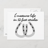 Carte Postale Pas de 12 pieds (Devant / Derrière)