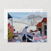 Carte Postale Pas de chambre à l'Inn (Devant / Derrière)