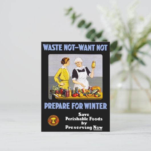 Carte Postale Pas de déchets (Debout devant)