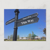 Carte Postale 'Pas de direction' (Devant)