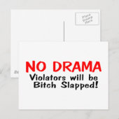 Carte Postale Pas de drame (Devant / Derrière)