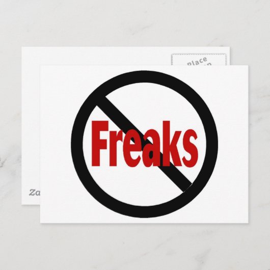 Carte Postale Pas de freins (Devant / Derrière)