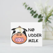 Carte Postale Pas de lait de consommation (Debout devant)