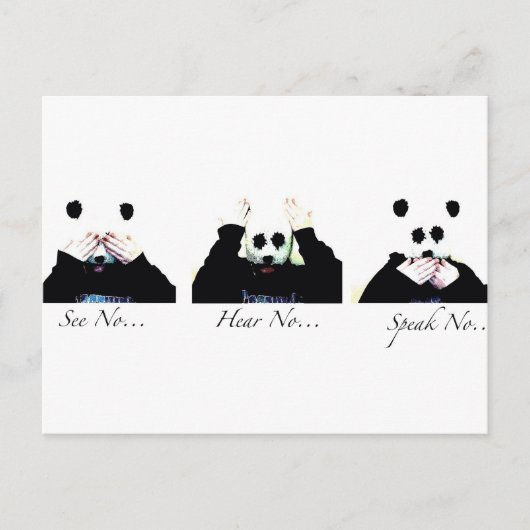 Carte Postale Pas de mal (Devant)