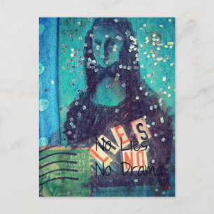 Carte Postale Pas de mensonges et pas de drame Médias mixtes