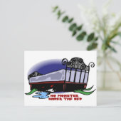 Carte Postale Pas de monstre sous le lit (Debout devant)