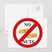 Carte Postale Pas de noix (Devant / Derrière)