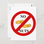 Carte Postale Pas de noix (Devant / Derrière)
