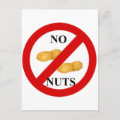 Carte Postale Pas de noix (Devant)