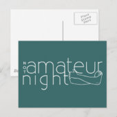 Carte Postale PAS de nuit amateur (Devant / Derrière)
