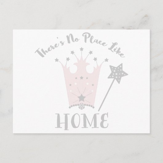 Carte Postale Pas de place comme chez soi (Devant)