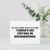 Carte Postale Pas de plis en ingénierie (Debout devant)