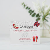 Carte Postale Pas de pompes Bonjour Flip Flops Parti de retraite (Debout devant)