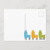 Carte Postale Pas de problème Llamas (Dos)