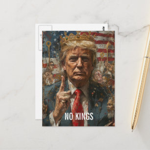 Carte Postale Pas de rois qui triomphent avec une couronne