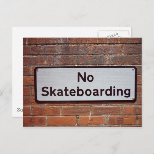 Carte Postale Pas de ski (Devant / Derrière)