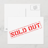 Carte Postale Pas de stock (Devant / Derrière)