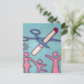 Carte Postale Pas de tabac (Debout devant)