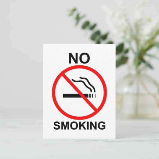 Carte Postale Pas de tabac (Debout devant)