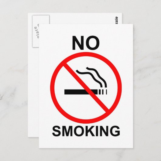 Carte Postale Pas de tabac (Devant / Derrière)