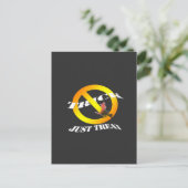 Carte Postale Pas de truc juste traiter (Debout devant)