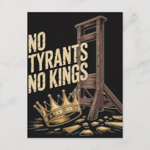 Carte Postale Pas de Tyrans Pas de Rois
