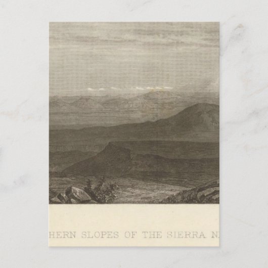 Carte Postale Pas de versants de la Sierra Nevada (Devant)