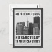 Carte Postale Pas de villes sanctuaires (Devant / Derrière)