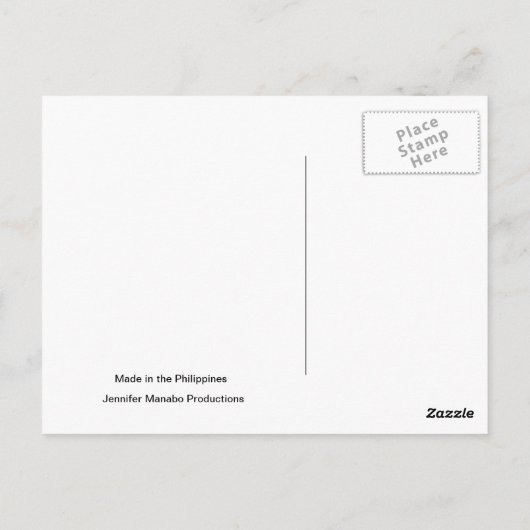 Carte Postale Pas de Whining ! (Dos)