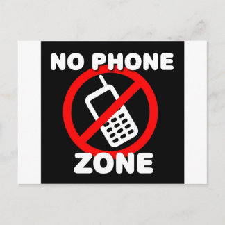 Carte Postale Pas de zone téléphonique