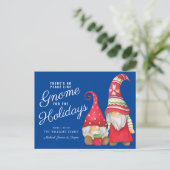 Carte Postale Pas d'endroit comme Gnome pour les vacances (Debout devant)