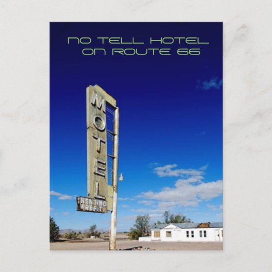 Carte Postale Pas d'hôtel Tell (Devant)