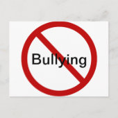 Carte Postale Pas d'intimidation (Devant)