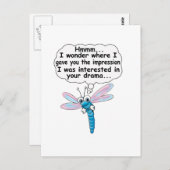 Carte Postale Pas intéressé (Devant / Derrière)