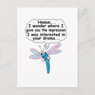 Carte Postale Pas intéressé