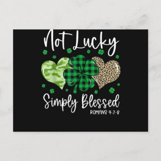 Carte Postale Pas Lucky Tout Simplement Béni