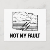 Carte Postale Pas ma faute (Devant)