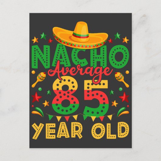 Carte Postale Pas Nacho 85 Ans Cinco de Mayo (Devant)