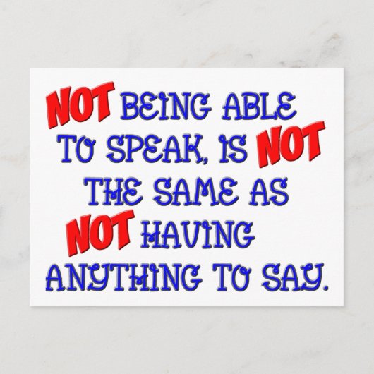 Carte Postale Pas pareil (Devant)