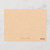 Carte Postale Pas plus de 2 mais 1 Flesh~Écriture de gâteau Mari (Dos)