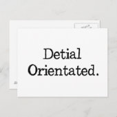 Carte Postale Pas si détaillé (Devant / Derrière)